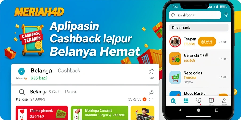 Tampilan antarmuka MERIAH4D yang menampilkan berbagai penawaran Cashback.