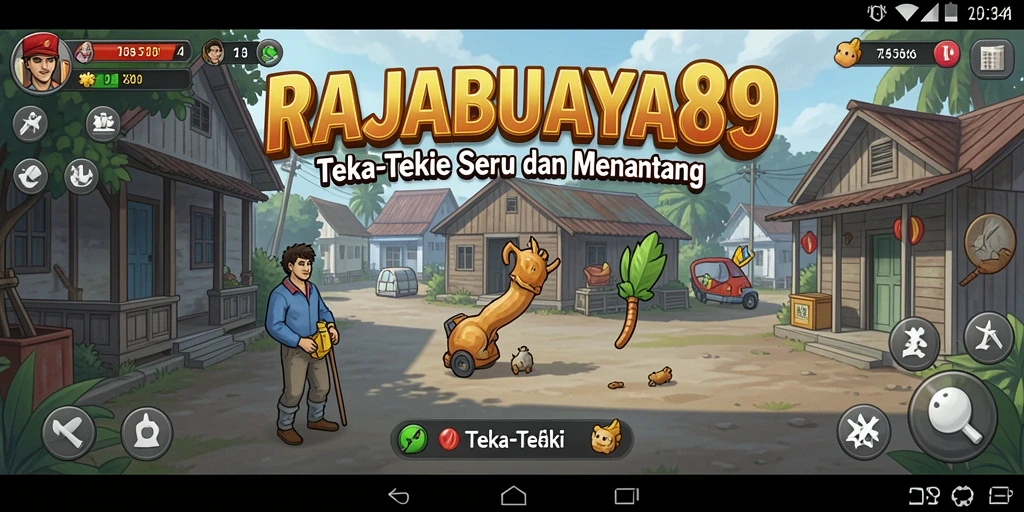 Tampilan antarmuka <strong>RAJABUAYA89</strong> saat bermain teka-teki yang seru.